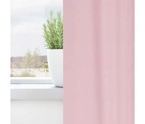 Aizkari Ar Aizkariem 2 Pcs Bērnu Rozā 245 X 140 Cm Poliesters Vidaxl