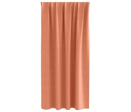 Kardinad Rõngastega Terrakota Polüester Kardinad Rõngastega Terrakota Polüester