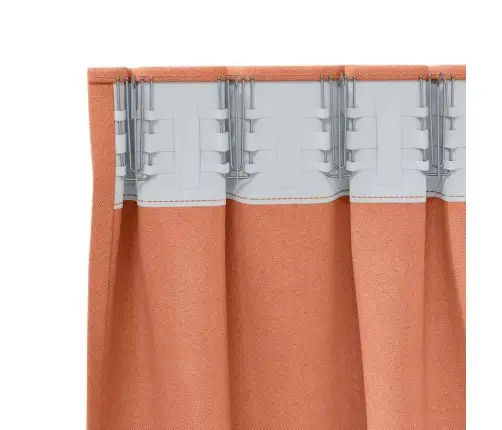 Aizkari Ar Aizkariem 2 Pcs Sarkanbrūns 225 X 140 Cm Poliesters Vidaxl