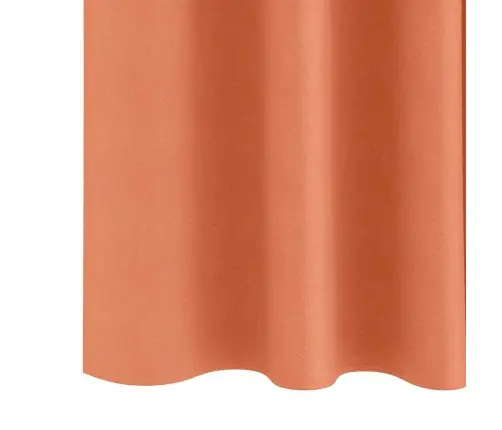 Aizkari Ar Aizkariem 2 Pcs Sarkanbrūns 245 X 140 Cm Poliesters Vidaxl