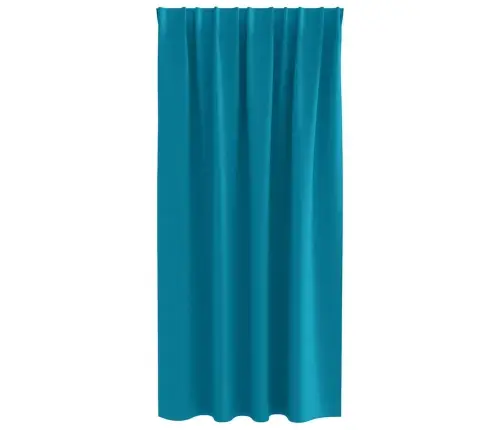 Kardinad Rõngastega Türkiis Polüester