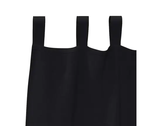 Aptumšojošie Aizkari 2 Pcs Melna 140 X 140 Cm Poliesters Vidaxl