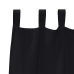 Aptumšojošie Aizkari 2 Pcs Melna 140 X 140 Cm Poliesters Vidaxl