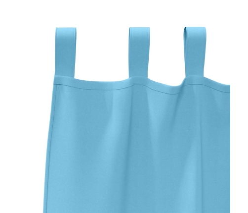 Aptumšojošie Aizkari 2 Pcs Gaiši Zila 225 X 140 Cm Poliesters Vidaxl
