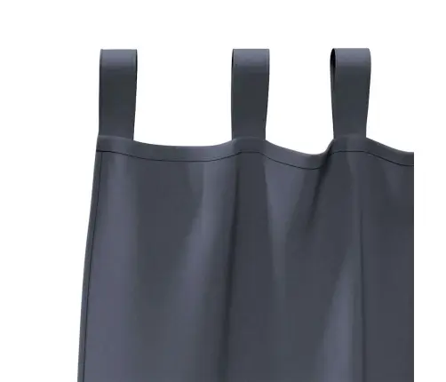 Aptumšojošie Aizkari 2 Pcs Antracīta 175 X 140 Cm Poliesters Vidaxl