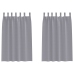 Aptumšojošie Aizkari 2 Pcs Gaiši Pelēka 175 X 140 Cm Poliesters Vidaxl