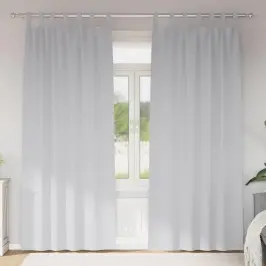 Užtemdymo Užuolaidos Su Užuolaidomis Pale Grey Poliesteris