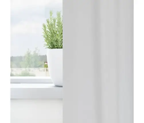 Aizkari Ar Aizkariem 2 Pcs Gaiši Pelēks 260 X 140 Cm Poliesters Vidaxl