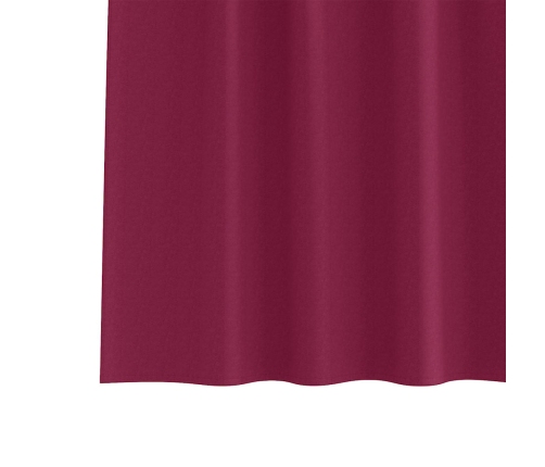 Aptumšojošie Aizkari 2 Pcs Vīnsarkans 225 X 140 Cm Poliesters Vidaxl