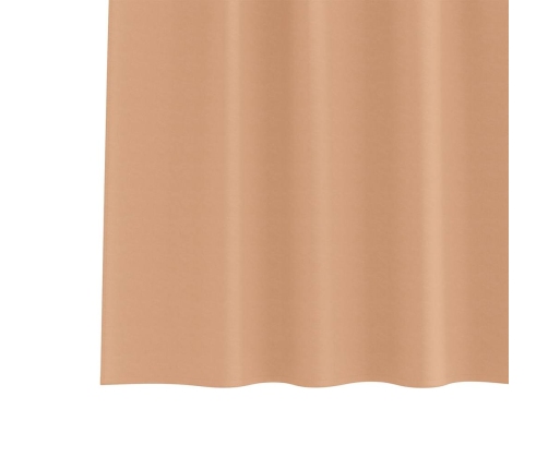 Aptumšojošie Aizkari 2 Pcs Gaiši Brūna 225 X 140 Cm Poliesters Vidaxl
