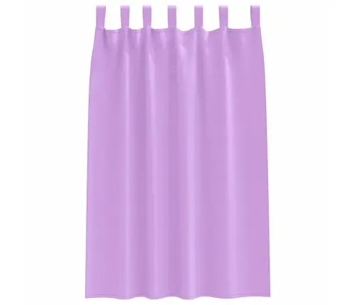 Užuolaidos Su Žiedais, Blokuojančios Šviesą 2 Pcs Violetinė