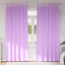 Aptumšojošie Aizkari Ar Aizkariem Violeta Poliesters Vidaxl