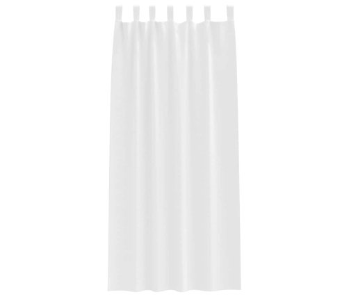 Aptumšojošie Aizkari 2 Pcs Tīri Balts 245 X 140 Cm Poliesters Vidaxl