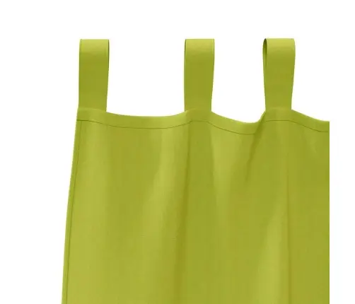 Užuolaidos Su Žiedais, Blokuojančios Šviesą Žalia Poliesteris