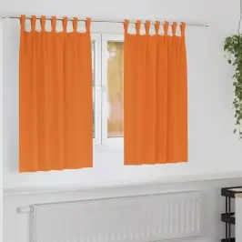 Užtemdymo Užuolaidos Su Užuolaidomis Bright Orange Poliesteris