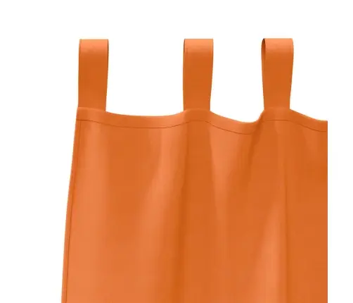 Aizkari 2 Pcs Skaisti Oranžs 245 X 140 Cm Poliesters Vidaxl