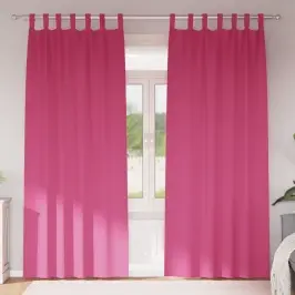 Užtemdymo Užuolaidos Su Užuolaidomis Bright Pink Poliesteris