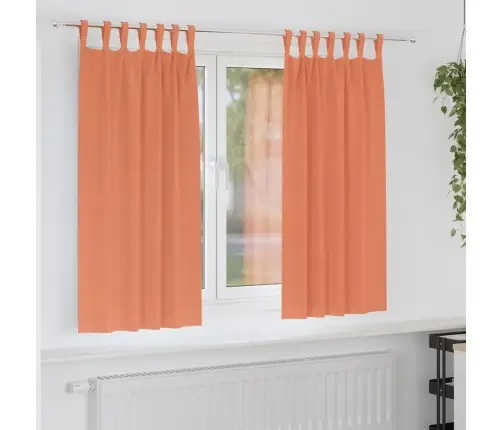 Aptumšojošie Aizkari 2 Pcs Sarkanbrūns 175 X 140 Cm Poliesters Vidaxl