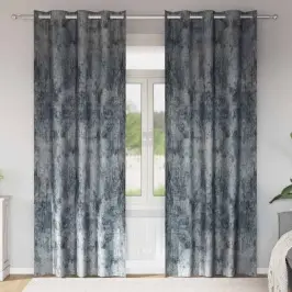 Aizkars Ar Aizkariem 2 Pcs Sudraba Pelēks 225 X 140 Cm Samts Vidaxl