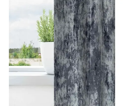 Samta Aizkari 2 Gab. Ar Acīm Sudraba Pelēki 225 X 140 Cm Vidaxl