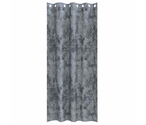 Užuolaida 2 Pcs Sidabrinė Pilka 260 X 140 Cm Aksomas