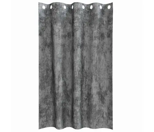 Samta Aizkari 2 Gabali Ar Acīm - Pelēki, 175 X 140 Cm Vidaxl