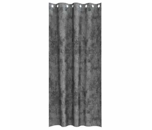 Samta Aizkari 2 Gab. Ar Acīšiem, Pelēki, 260 X 140 Cm Vidaxl