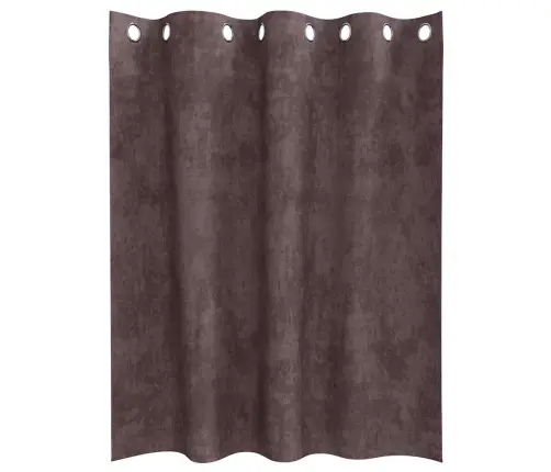 Aksominio Tipo Užuolaidos 2 Pcs Ruda 140 X 140 Cm Aksomas