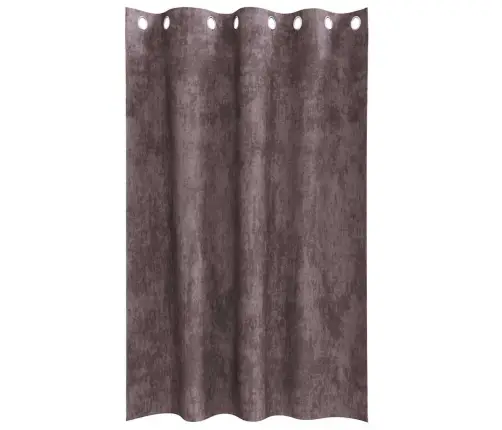 Kardin Kardinatega 2 Pcs Pruun 175 X 140 Cm Samet