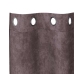 Kardin Kardinatega 2 Pcs Pruun 260 X 140 Cm Samet