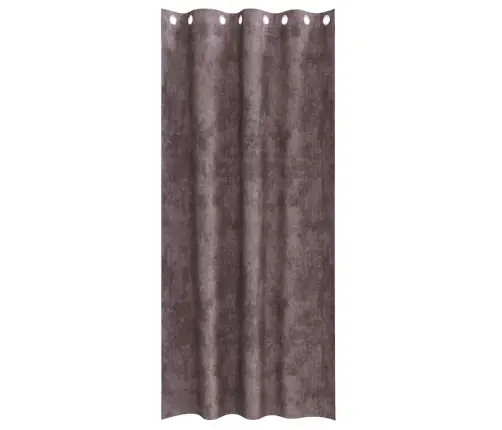 Samta Aizkars 2 Gabali Ar Acīšiem, Brūnā Krāsā, 260X140 Cm Vidaxl