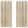 Kardin Kardinatega 2 Pcs Cream 225 X 140 Cm Samet Kardin Kardinatega 2 Pcs Cream 225 X 140 Cm Samet