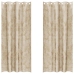 Kardin Kardinatega 2 Pcs Cream 260 X 140 Cm Samet