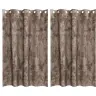 Kardin Kardinatega 2 Pcs Cappuccino 175 X 140 Cm Samet