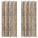 Kardin Kardinatega 2 Pcs Šampanjavärvi 245 X 140 Cm Samet