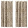 Užuolaida Su Užuolaidomis 2 Pcs Šampano 260 X 140 Cm Aksomas