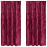 Samta Aizkari 2 Gab. Ar Aci, Vīna Sarkans, 175 X 140 Cm Vidaxl