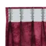 Užuolaida 2 Pcs Vyno Raudonumo 225 X 140 Cm Aksomas