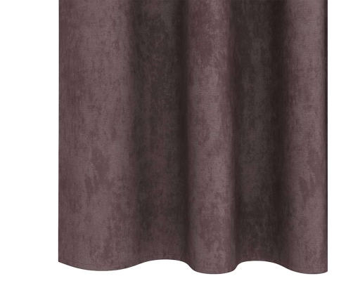 Kardin Kardinatega 2 Pcs Pruun 175 X 140 Cm Samet
