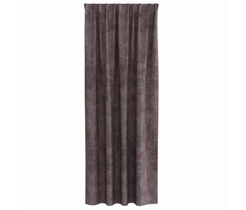 Užuolaida Su Užuolaidomis 2 Pcs Ruda 225 X 140 Cm Aksomas