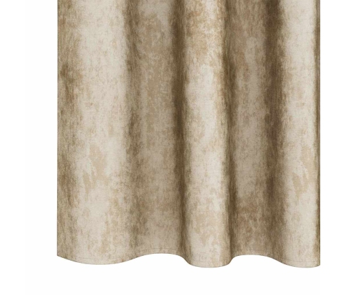 Kardin Kardinatega 2 Pcs Cream 245 X 140 Cm Samet
