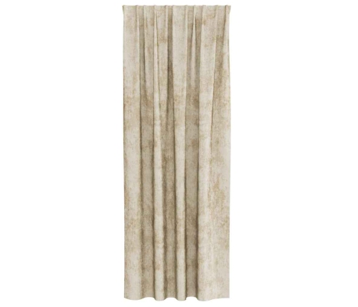Kardin Kardinatega 2 Pcs Cream 245 X 140 Cm Samet