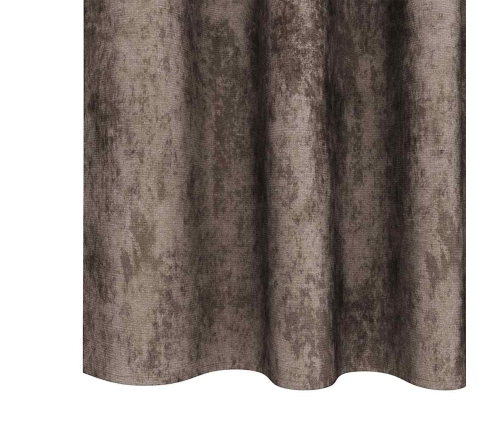 Kardin Kardinatega 2 Pcs Cappuccino 225 X 140 Cm Samet