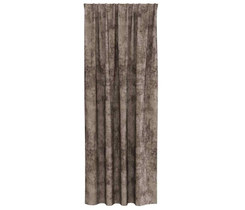 Kardin Kardinatega 2 Pcs Cappuccino 225 X 140 Cm Samet