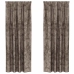 Kardin Kardinatega 2 Pcs Cappuccino 225 X 140 Cm Samet