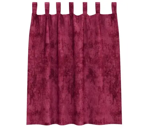 Samta Aizkari 2 Gab. Ar Acīm, Vīna Sarkani, 140X140 Cm Vidaxl