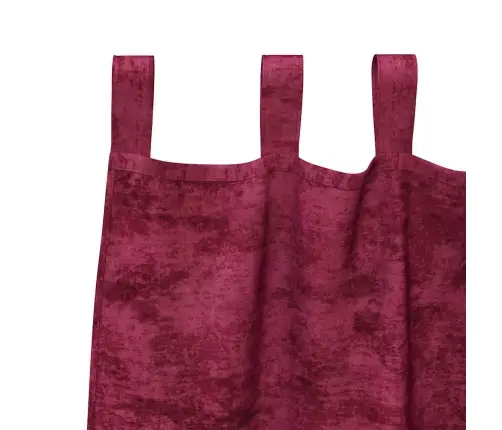 Samta Aizkari 2 Gab. Ar Acīm Vīna Sarkans 175 X 140 Cm Vidaxl