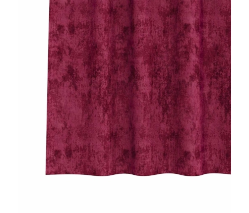 Kardin Kardinatega 2 Pcs Veinipunane 175 X 140 Cm Samet