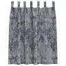 Užuolaida 2 Pcs Sidabrinė Pilka 140 X 140 Cm Aksomas