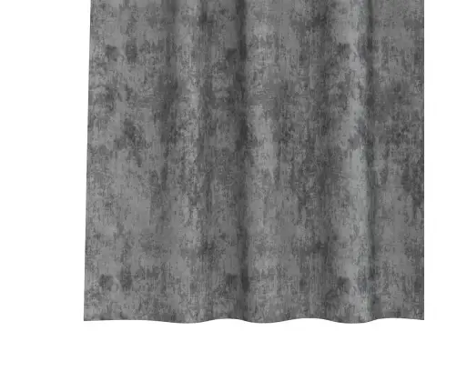 Samta Aizvēji 2 Gab. Ar Acīm Pelēki 245 X 140 Cm Vidaxl